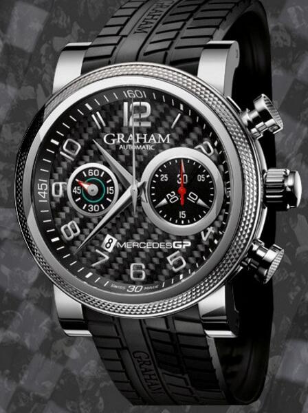 GRAHAM LONDON 2MEAS.B01A Silverstone Mercedes GP Patronas Trackmaster replica watch